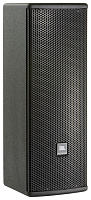 JBL AC28/26 2-полосная АС, 2x8", 375W RMS, 8 Ohm, 47 Hz-20 kHz, 120°x60°, разъемы Neutrik NL4 + зажимной контакт, подвесная, точки крепления для U-скобы, крепления типа OmniMount и монтажа на стойку, черная, вес 18,6кг