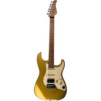 Mooer GTRS S801 Gold  Электрогитара со встроенным процессором, HSS, клен, цвет золотой