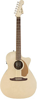 Fender Newporter Player CHP Электроакустическая гитара, цвет шампань