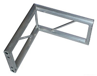 Truss-Master P30-V-90-2 Стыковочный узел для двух модулей плоской конфигурации, вид вертикальный, угол 90°, диаметр и толщина стенки трубок: основа Ø50x2.0 мм, распорки Ø16x2.0 мм
