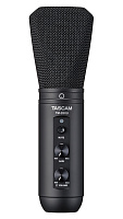 Tascam TM-250U  Универсальный конденсаторный USB микрофон, совместим с PC, Mac, iPad и Android, суперкардиоидный, 20 Гц - 20 кГц