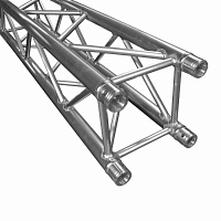 Dura Truss DT 34-300 Ферма алюминиевая, сечение 300х300 мм, длина 300 см. Труба 50х2. Макс. распределенная нагрузка 800 кг/кв.м. Вес 15.60 кг
