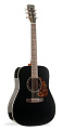 Norman PROTEGE B18 PRESYS Black+Кейс электроакустическая гитара Dreadnought, цвет - чёрный