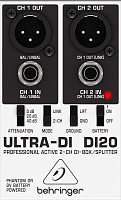 Behringer DI20  2-канальный активный DI-box/ сплиттер