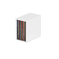 Glorious Record Box White 55  система хранения виниловых пластинок 12" (до 55 штук), цвет белый