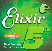 Elixir 15435 NanoWeb  струна для бас-гитары 135L