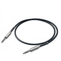 Proel BULK140LU1 кабель Stereo Jack 6.3 мм Stereo Jack 6.3 мм, балансный, длина 1 метр (кабель HPC225, разъемы S5CPRO)