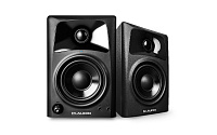 M-Audio Studiophile AV42  Комплект из двух качественных мониторов ближнего поля, 4" низ, 3/4" верх (шёлк), 20 Вт каждый 75Гц-20.000Гц , регулировка громкости, выключатель питания, входы: балансные TRS, небалансные RCA, выход на наушники.