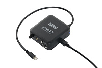 KORG plugKEY-BK портативный аудио/миди интерфейс, цвет черный.