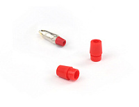 AuraSonics BRR колпачок для разъемов RCA RC, RC-B, цвет красный