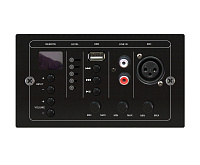 DSPPA MAG-808C Выносная панель управления.  LCD-дисплей. Функции дистанционного выбора  источников сигнала, встроенный MP3-плеер, регулировка уровня громкости.  Вход: USB, RCA, XLR