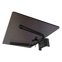 Wize WS100 Стеклянная полка для стоек M63/MH63/S63, до 23 кг, цвет черный