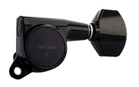 Gotoh SG381-07-B-(L6)  колки 6 в линию, черный; schaller style