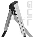 GUIL GT-21 миниатюрная стойка для акустической и классической  гитары, низкая, хромированная сталь, с чехлом