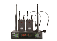 Xline MD-272B Радиосистема двухканальная c двумя поясными передатчиками и головными гарнитурами