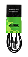 NordFolk NMC9/3M кабель микрофонный XLR папа - XLR мама, длина 3 метра