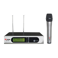 VOLTA US-101 with aluminuim case (592-611.8MHz) Микрофонная 100-канальная радиосистема с ручным динамическим микрофоном, алюминиевый кейс