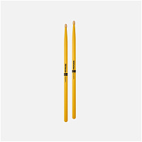 PRO MARK TX5BW-YELLOW  палочки 5B, орех, деревянный наконечник, цвет желтый