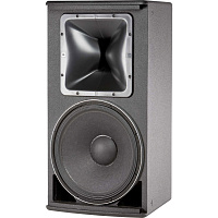 JBL AM5215/26-WH 2-полосная биамп/пассив инсталляционная АС, трапеция 15°. НЧ 15" (265H-1) + ВЧ 1,5" ( 2408H-1). RMS AES: НЧ 500Вт, ВЧ 40Вт. 8Ом, 35-20000Гц, SPL max: 128дБ. Вращаемый ВЧ волновод 120°х60°, 15 точек подвеса M10, 783x422x504мм, 25кг. Коммут