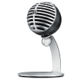 SHURE MV5-DIG Цифровой конденсаторный кардиоидный микрофон для записи, 20-20000 Гц, Max.SPL 130 дБ, выход для наушников, USB, цвет серебристый