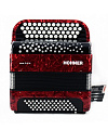 HOHNER Nova II 60 A (A1233) red кнопочный аккордеон гриф C, цвет красный