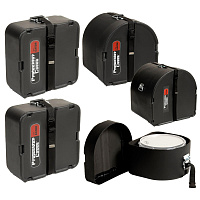 GATOR GP-PCSTANDARD набор пластиковых кейсов для барабанов, 12X10, 13X11, 16X16, 22X18, 14X6.5
