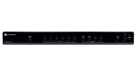 Atlona AT-UHD-CLSO-612ED 4K/UHD 6x2 на HDMI/HDBaseT мультиформатный коммутатор, позволяющий подключать 4 HDMI, 2 HDBaseT и 2 VGA источника, и передавать сигнал на локальный дисплей по HDMI и в удаленную зону по витой паре (HDBaseT)