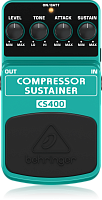Behringer CS400 COMPRESSOR/ SUSTAINER Педаль эффектов динамической обработки, компрессор, сустейн