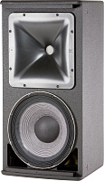 JBL AM7212/00-WRX 2-полосная биамп/пассив инсталляционная АС, трапеция 15°. НЧ 12" (2262H) + ВЧ 1,5" ( 2432H ). RMS AES: НЧ 1000Вт, ВЧ 100Вт. 8Ом, 36-20000Гц, SPL max: 129дБ. Вращаемый ВЧ волновод 100°х100°, 15 точек подвеса M10, 711x369x458мм, 23,1кг.