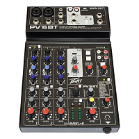 Peavey PV 6 BT  6-канальный микшерный пульт с Bluetooth, USB и цифровыми эффектами