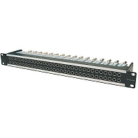 Canare 24DVS-2U патч панель dvjs, 24 разъемов, нормально разомкнутая, 2U