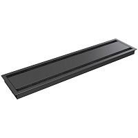 Kondator 935-TC60B Крышка для лючка. Уплотнительные щетки кабельного ввода задерживают пыль и мелкие посторонние предметы. Цвет черный.