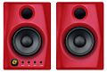 Monkey Banana Gibbon AIR red Пара студийных мониторов 4", диффузор полипропилен, твиттер 1", 30 Вт на канал, входы RCA и Jack 3,5 мм