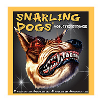 D'Andrea SDP11  Струны для акустической гитары, серия Snarling Dogs, калибр: 11 - 15 - 23 - 32 - 42 - 52, обмотка фосфористая бронза, натяжение среднее