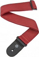 PLANET WAVES PWS101 гитарный ремень без наплечника, 50мм, однотонный, красный