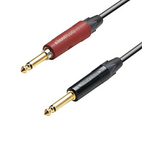 Adam Hall K5 IPP 0600SP  кабель 5Star, Jack 6.3 NEUTRIK - Jack 6.3 NEUTRIK silentPLUG, длина 6 метров