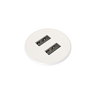 Kondator 935-PM30W Встраиваемая зарядная станция Powerdot MICRO с 2 разъемами USB, цвет белый