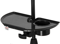 Gator GFW-MICACCTRAY набор аксессуаров для микрофонной стойки, подстаканник, держатель медиаторов, цвет черный, вес 1.3кг