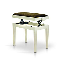 Hidrau BG27 Ivory Matt (TC4)  банкетка, сатинированная слоновая кость, коричневый вельвет