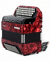 HOHNER Nova II 60 A (A1233) red кнопочный аккордеон гриф C, цвет красный