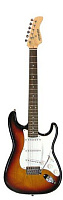 Fernandes LE-1Z 3S 3SB/L  электрогитара Stratocaster SSS, трёхцветный санбёрст