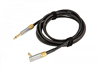 Rockboard RBO CAB FL PR 300 SA  Кабель инструментальный плоскопрофильный, 3 м, прямой-угловой