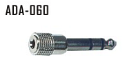 STANDS & CABLES ADA060  переходник миниджек стерео мама 3,5 мм -  джек стерео папа 6.3 мм