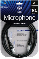 PLANET WAVES PW-M-10 микрофонный кабель распаянный, XLR Male - XLR Female, 3,05 м., золотой джек