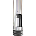 Wize Pro EA1012-S Штанга потолочная 305-366 см с кабельным каналом, до 227 кг, серебрист.