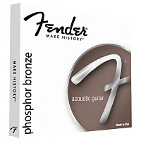 FENDER STRINGS NEW ACOUSTIC 60L PHOS BRONZE BALL 12-53, струны для акустической гитары, фосфорированная бронза