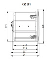 Tannoy CVS 801-BK потолочный громкоговоритель с колпаком, цвет черный