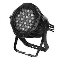 EURO DJ LED-1W AWB (25)  Светодиодный светильник, 36 LEDs х 1 Вт (Amber:12, White:12, Blue:12), 6 каналов DMX, IP65