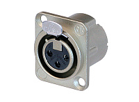 Neutrik NC3FD-LX панельный разъем XLR female с дополнительной защитой от RF помех