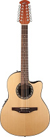 APPLAUSE AB2412-4 Balladeer Mid Cutaway Natural 12-струнная электроакустическая гитара